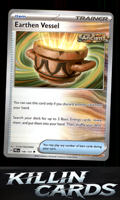 Earthen Vessel 106/131 Pokemon Uncommon SV: Prismatic Evolutions Card NM