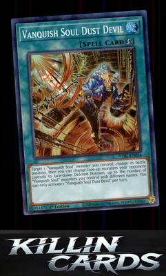 1st Edition Vanquish Soul Dust Devil WISU-EN024 YuGiOh Super Rare Wild Survivors