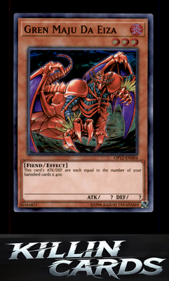 Gren Maju Da Eiza OP12-EN004 YuGiOh Super Rare OTS Tournament Pack 12 Card NM
