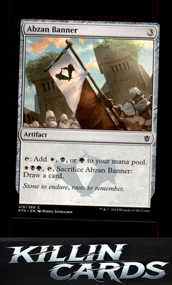 Abzan Banner 215 Magic C Khans of Tarkir Card NM