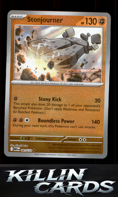 Reverse Holofoil Stonjourner 081/132 Pokemon Uncommon ME01: Mega Evolution Card