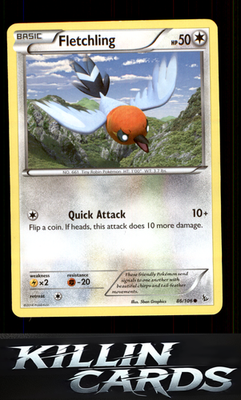 Fletchling 86/106 Pokemon Common XY - Flashfire Card LP