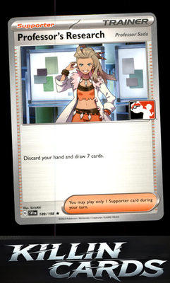 Professor's Research - 189/198 189/198 Pokemon Rare Prize Pack Series Cards Card