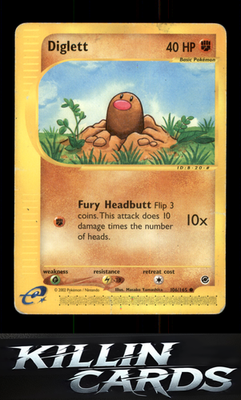 Diglett 106/165 Pokemon Common Expedition Card DM