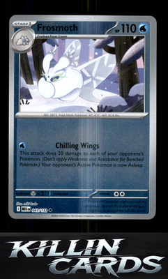 Reverse Holofoil Frosmoth 043/132 Pokemon Uncommon ME01: Mega Evolution Card NM