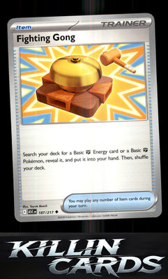 Fighting Gong 187/217 Pokemon Uncommon ME: Ascended Heroes Card NM