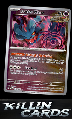 Reverse Holofoil Flutter Mane 043/131 Pokemon Rare SV: Prismatic Evolutions Card