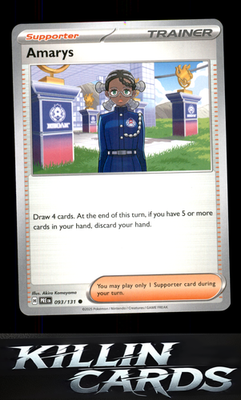 Amarys - 093/131 093/131 Pokemon Common SV: Prismatic Evolutions Card NM