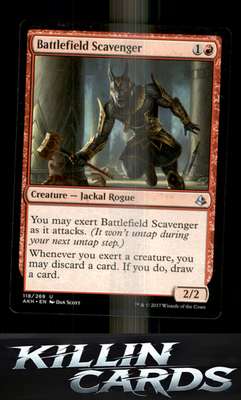 Battlefield Scavenger 118 Magic U Amonkhet Card NM