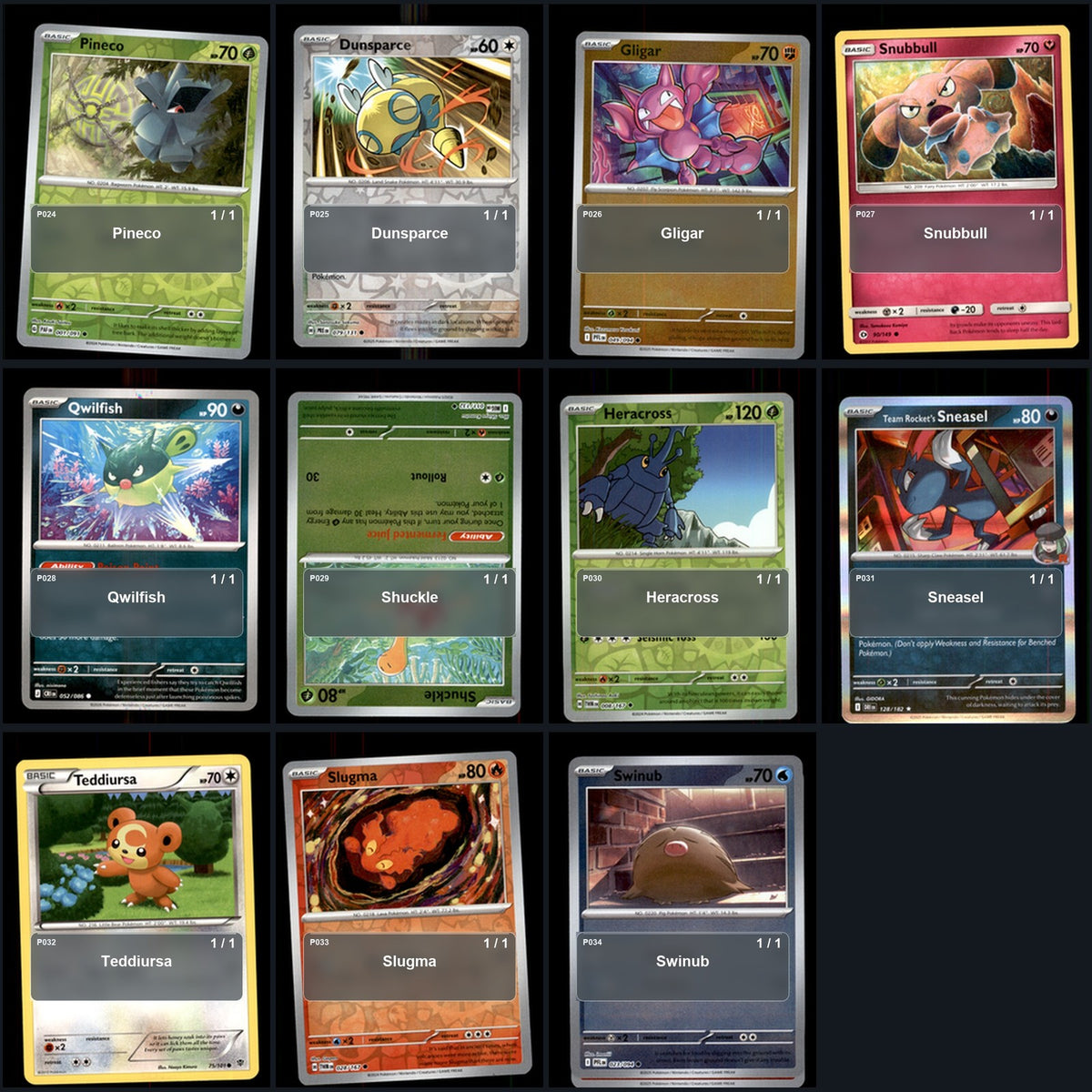 Pokemon TCG Generation 2 Johto Pokemon Pokedex Set 94 Cards Collection