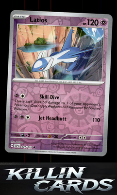 Reverse Holofoil Latios - 077/191 077/191 Pokemon Uncommon SV08: Surging Sparks