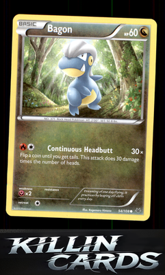 Bagon (54) 54/108 Pokemon Common XY - Roaring Skies Card LP