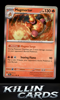 Magmortar 021/159 Pokemon Rare SV09: Journey Together Card NM