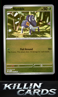 Reverse Holofoil Nymble - 009/094 009/094 Pokemon Common ME02: Phantasmal Flames