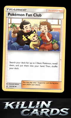 Pokemon Fan Club 133/156 Pokemon Uncommon SM - Ultra Prism Card NM