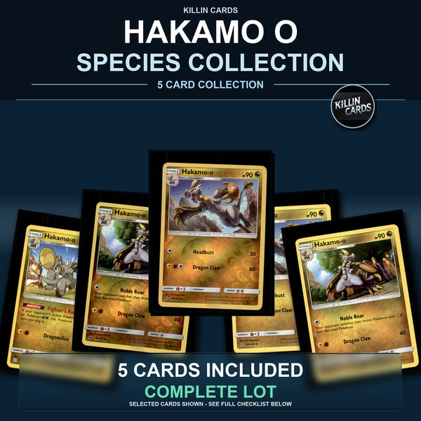 Pokemon TCG Hakamo O Species Collection 5 Different Cards