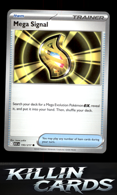 Mega Signal 193/217 Pokemon Common ME: Ascended Heroes Card NM