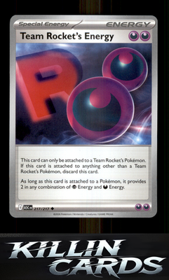 Team Rocket's Energy 217/217 Pokemon Uncommon ME: Ascended Heroes Card NM