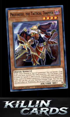 1st Edition Prufinesse, the Tactical Trapper MP21-EN180 YuGiOh Common 2021 Tin o
