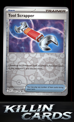 Reverse Holofoil Tool Scrapper 085/086 Pokemon Uncommon SV: White Flare Card NM
