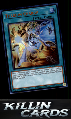 1st Edition Therion Charge MP23-EN093 YuGiOh Ultra Rare 25th Anniversary Tin: Du