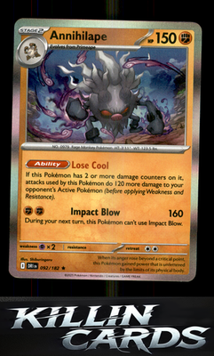 Annihilape 092/182 Pokemon Rare SV10: Destined Rivals Card NM