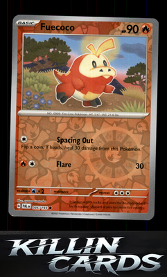 Reverse Holofoil Fuecoco - 035/193 035/193 Pokemon Common SV02: Paldea Evolved C