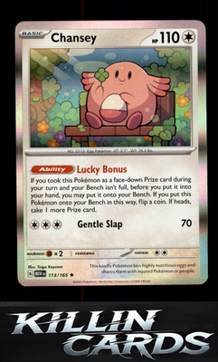 Chansey 113/165 Pokemon Rare SV: Scarlet & Violet 151 Card NM