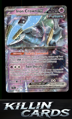 Iron Crown ex - 081/162 081/162 Pokemon Double Rare SV05: Temporal Forces Card N