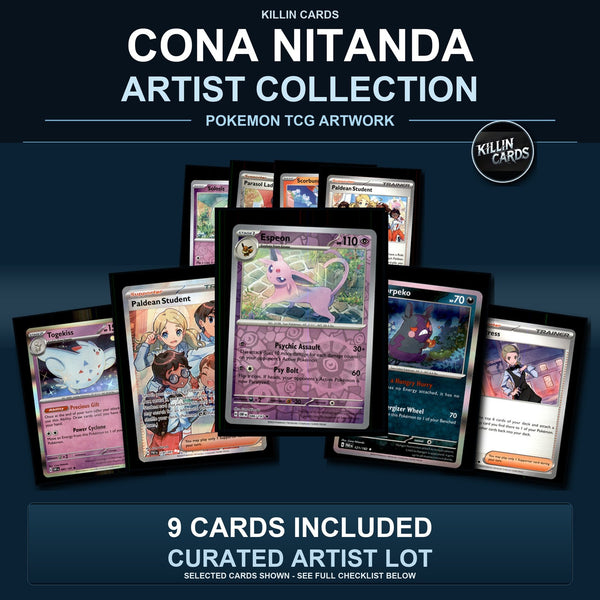 Pokemon TCG Cona Nitanda Artist Collection 9 Cards Lot