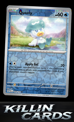 Reverse Holofoil Quaxly - 049/193 049/193 Pokemon Common SV02: Paldea Evolved Ca