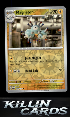 Reverse Holofoil Magneton 082/165 Pokemon Uncommon SV: Scarlet & Violet 151 Card