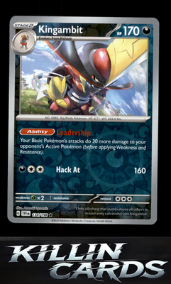 Reverse Holofoil Kingambit - 134/198 134/198 Pokemon Rare SV01: Scarlet & Violet