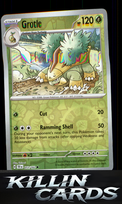 Reverse Holofoil Grotle - 011/162 011/162 Pokemon Common SV05: Temporal Forces C