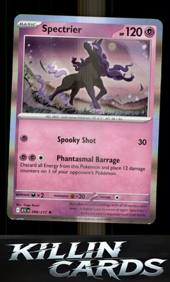 Spectrier 098/217 Pokemon Rare ME: Ascended Heroes Card NM