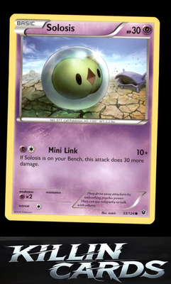 Solosis 33/124 Pokemon Common XY - Fates Collide Card NM