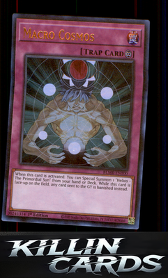 1st Edition Macro Cosmos BLMR-EN100 YuGiOh Ultra Rare Battles of Legend: Monstro