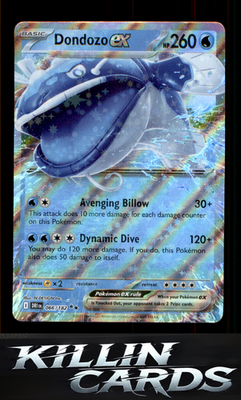Dondozo ex - 066/182 066/182 Pokemon Double Rare SV10: Destined Rivals Card NM