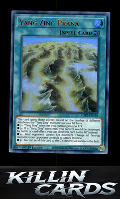 1st Edition Yang Zing Prana GFP2-EN158 YuGiOh Ultra Rare Ghosts From the Past: T