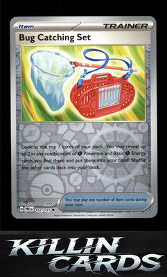 Reverse Holofoil Bug Catching Set 102/131 Pokemon Uncommon SV: Prismatic Evoluti