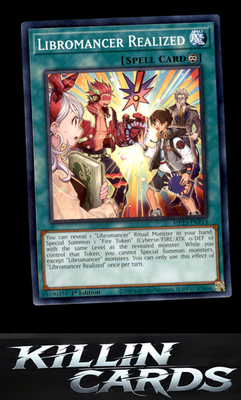 1st Edition Libromancer Realized MP23-EN113 YuGiOh Common 25th Anniversary Tin: