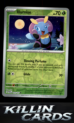 Reverse Holofoil Illumise 010/167 Pokemon Common SV06: Twilight Masquerade Card