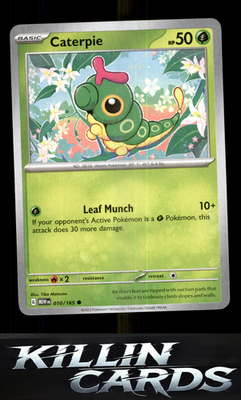 Caterpie - 010/165 010/165 Pokemon Common SV: Scarlet & Violet 151 Card NM