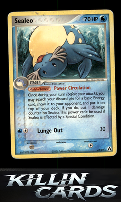 Sealeo 43/92 Pokemon Uncommon Legend Maker Card LP