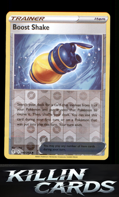 Reverse Holofoil Boost Shake 142/203 Pokemon Uncommon SWSH07: Evolving Skies Car