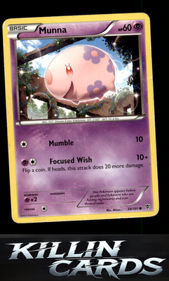 Munna 39/101 Pokemon Common Plasma Blast Card DM