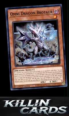 1st Edition Omni Dragon Brotaur SDAZ-EN019 YuGiOh Common Structure Deck: Albaz S