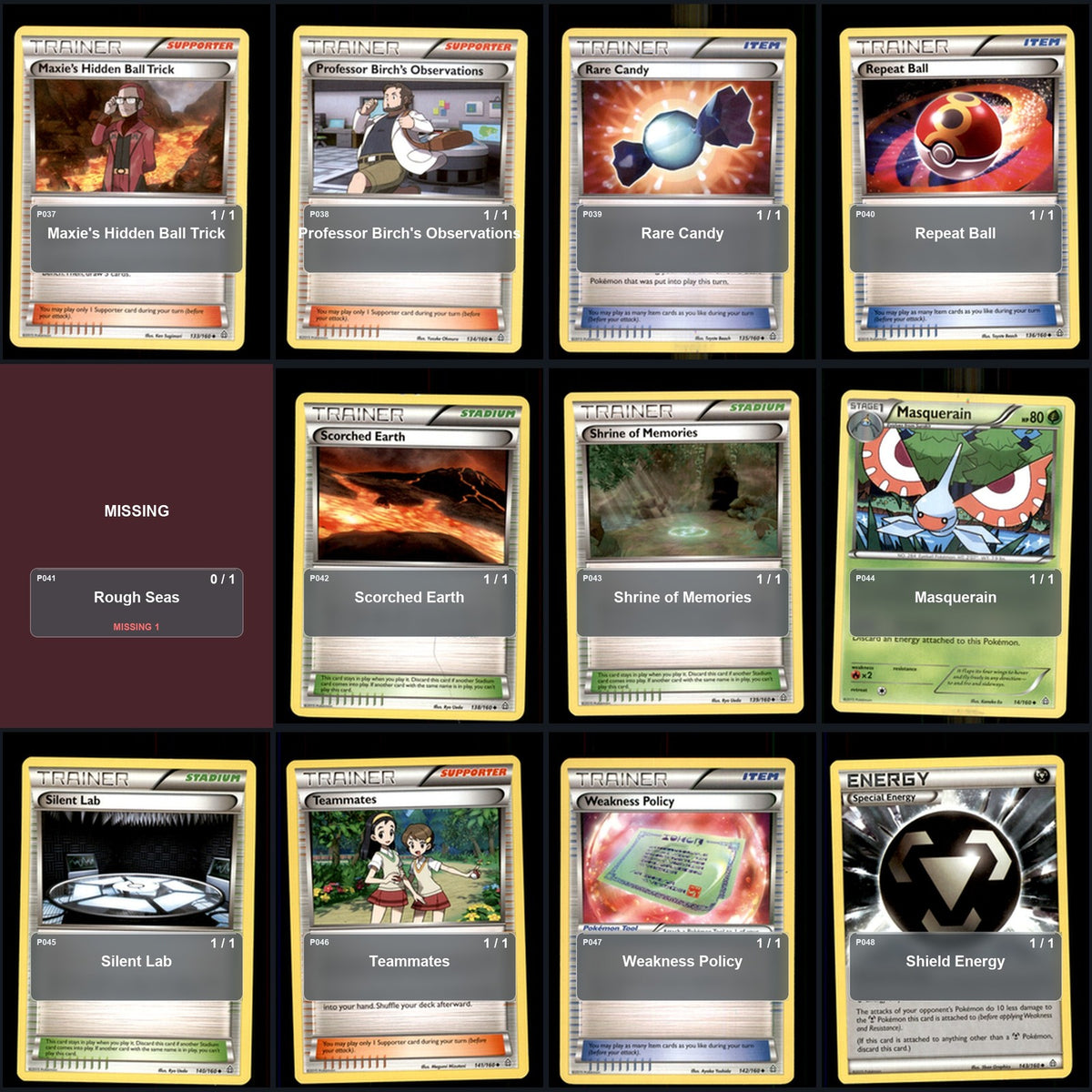 Pokemon TCG XY - Primal Clash C/UC/R Standard Set 92 Cards