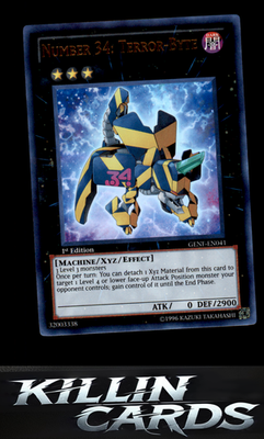 Number 34: Terror-Byte genf-en041 YuGiOh Ultra Rare Generation Force Card
