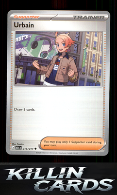 Urbain 214/217 Pokemon Uncommon ME: Ascended Heroes Card NM